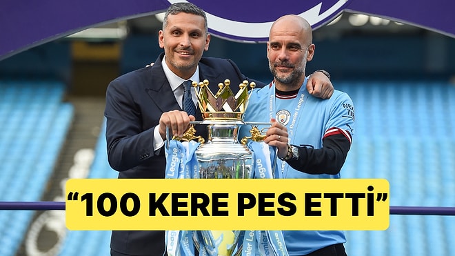Guardiola'nın Ayrılığının Ardından Manchester City Başkanından İlginç Açıklama: "100 Kere Pes Etti"