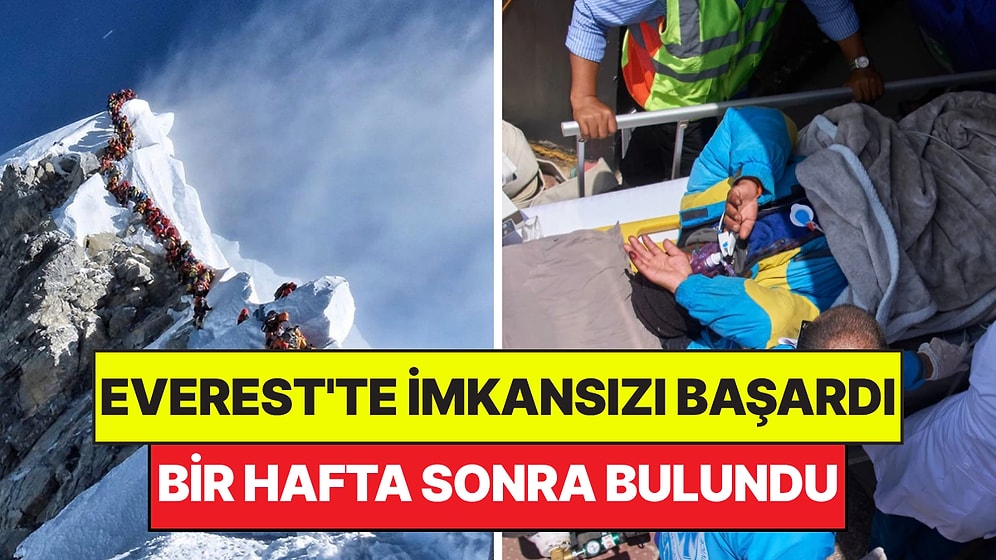 Everest'te Herkesin Öldü Sandığı Dağcı Canlı Bulundu: 1 Hafta Boyunca Yerde Sürünmüş