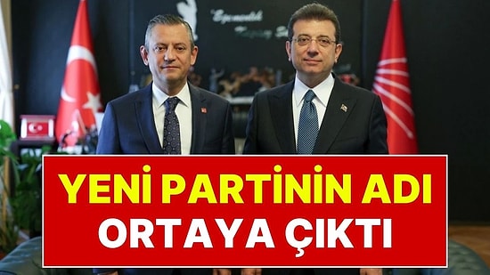 Özgür Özel'in B Planı İfşa Oldu: CHP'ye Alternatif Yeni Partinin Adı Bile Belli!