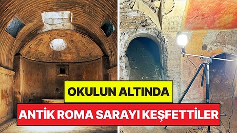 Lise Öğrencileri Okulun Altında Kazara 1800 Yıllık Roma Sarayı Keşfetti