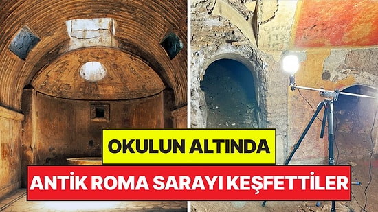 Lise Öğrencileri Okulun Altında Kazara 1800 Yıllık Roma Sarayı Keşfetti