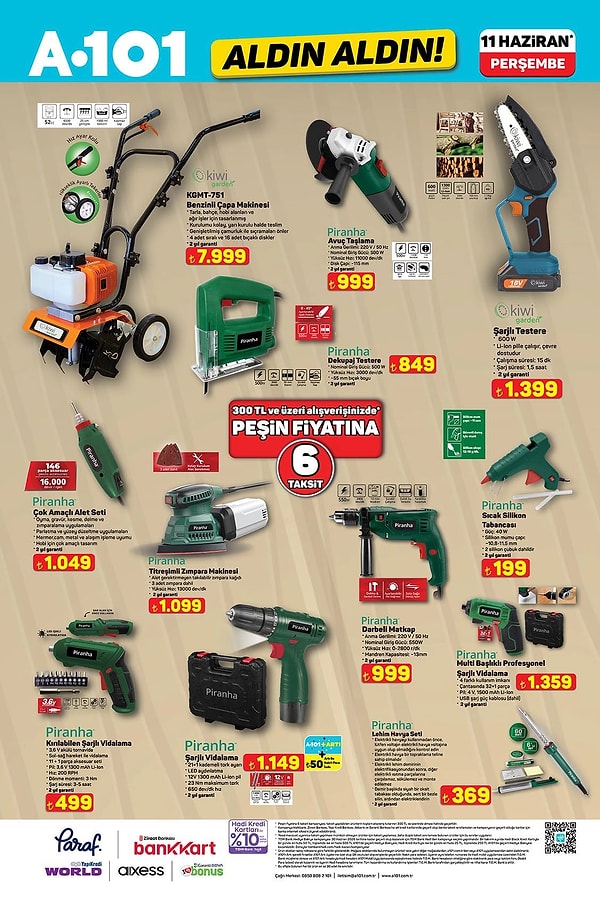 Piranha Çok Amaçlı Alet Seti 1.049 TL