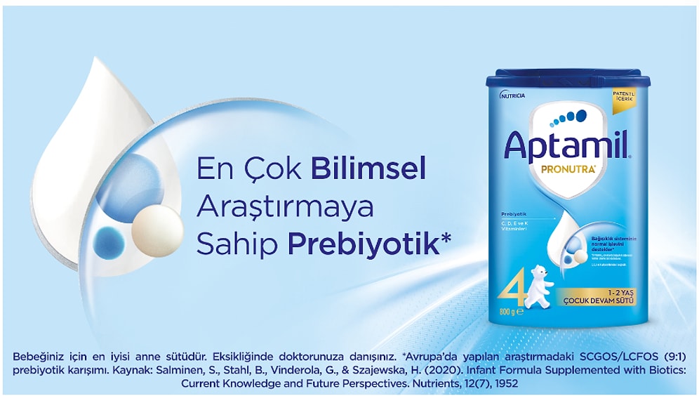 Nutricia’nın Bilimsel Mirası: Aptamil Çocuk Devam Sütleri Bebeklerin Bağışıklığını Desteklemeye Devam Ediyor