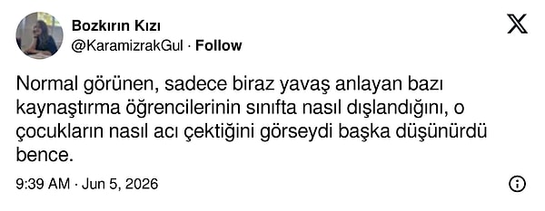 Çocuğun ileride yaşayacağı olası senaryoları hatırlatanlar da oldu.