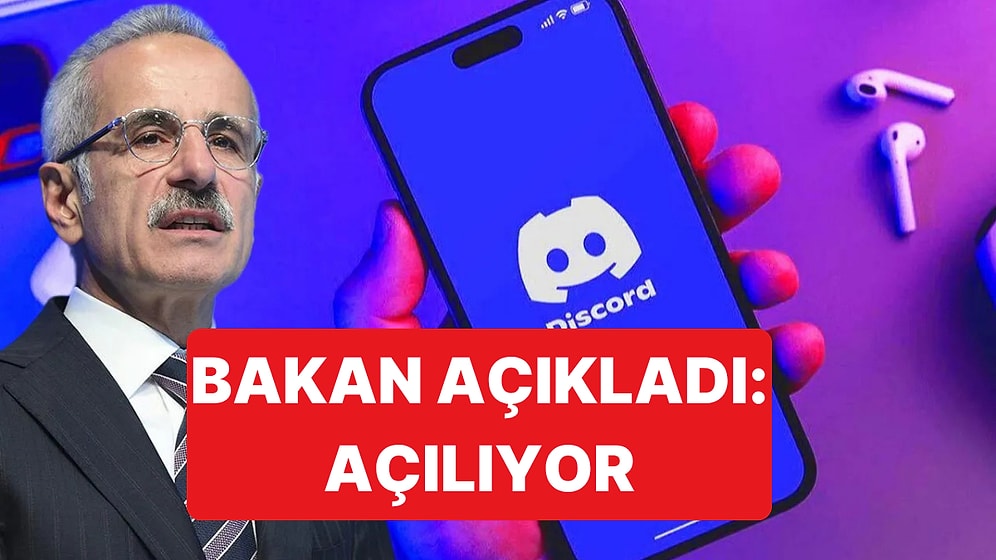 Ulaştırma ve Altyapı Bakanı Abdulkadir Uraloğlu, Discord ile İlgili Müjdeyi Verdi