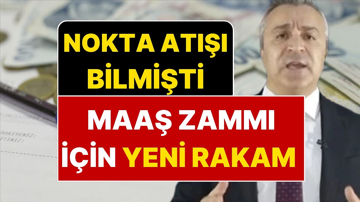 Emekli Zammını Nokta Atışı Bilmişti: Özgür Erdursun Temmuz E