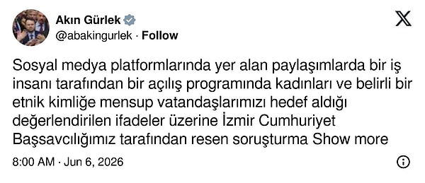 Adalet Bakanı Akın Gürlek'ten Rahmi Koç açıklaması.