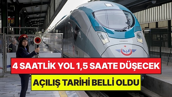 Beklenen Hızlı Tren Projesinin Bitiş Tarihi Belli Oldu: 4 Saatlik Yol 1,5 Saate Düşecek!
