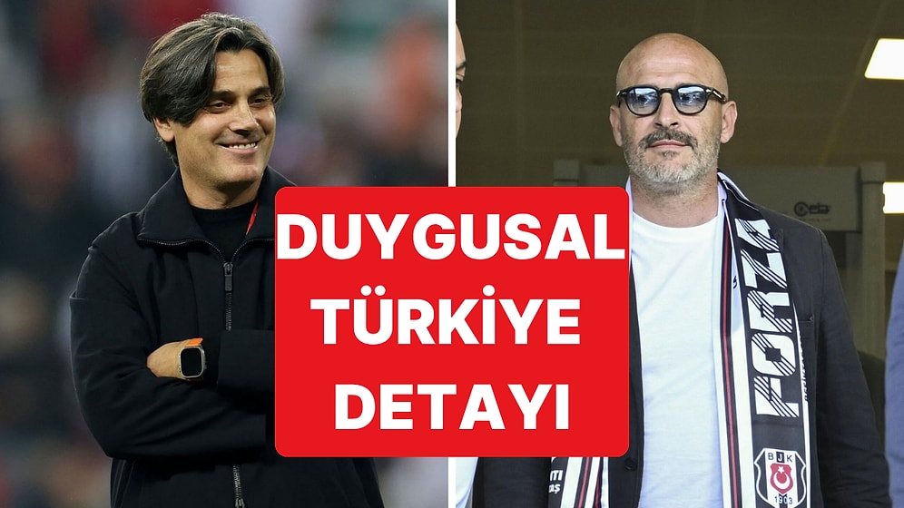 Montella, Beşiktaş'ın Yeni Teknik Direktörü Vincenzo Italiano'nun Hatay Depreminde Yaptıklarını Anlattı