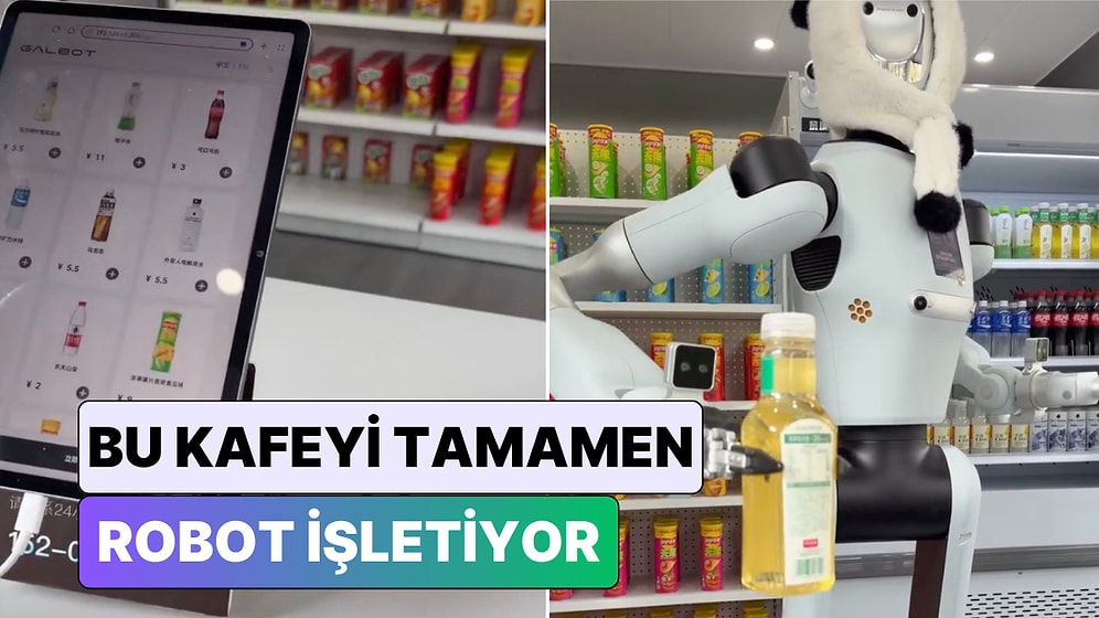 Geleceğin Teknolojisi Çin'den Geldi: Bir Türk Gezgin Tamamen Robotlar Tarafından İşletilen Kafeyi Gösterdi