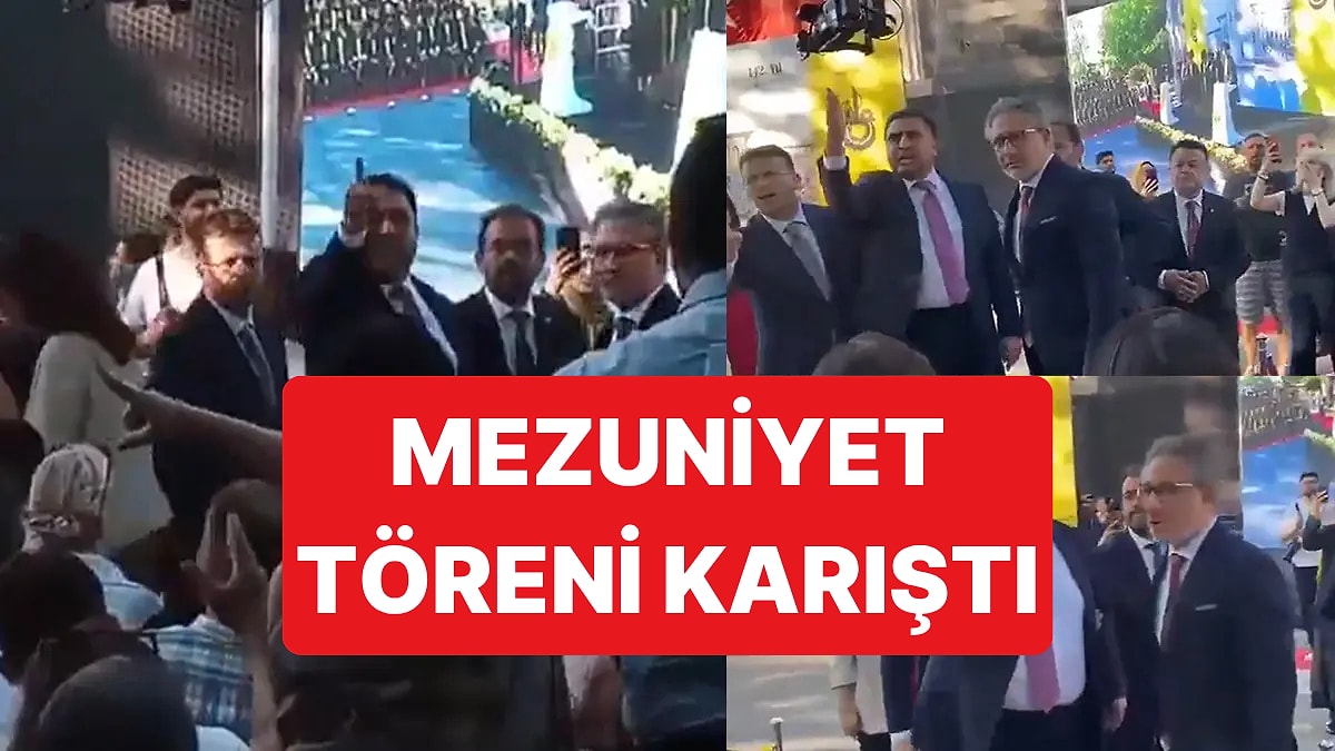 İstanbul Erkek Lisesi'nin Mezuniyet Törenine Protestolar Dam