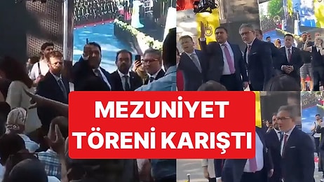 İstanbul Erkek Lisesi'nin Mezuniyet Törenine Protestolar Damga Vurdu