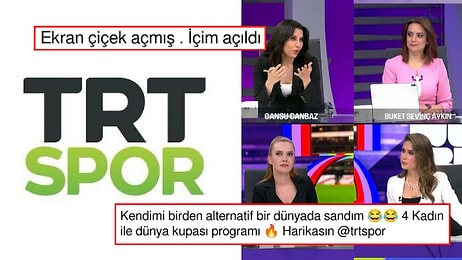 TRT Spor’da Dünya Kupası Programını Sunan Kadın Spikerler Gündem Oldu