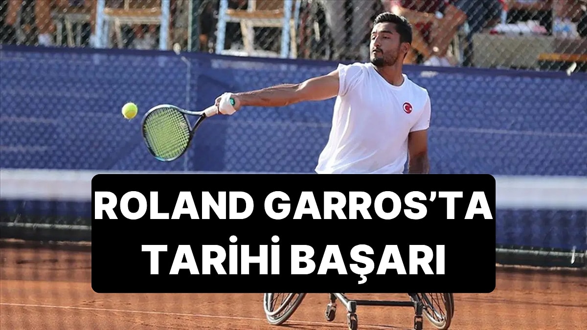 Para Tenisçi Ahmet Kaplan'dan Roland Garros'ta Tarihi Başarı Geldi