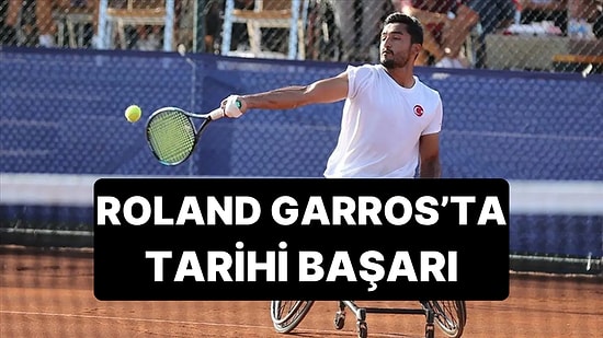 Para Tenisçi Ahmet Kaplan'dan Roland Garros'ta Tarihi Başarı Geldi