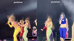 Electrifying Moment: Girls Get Unusual Static Hair From a Charged Stage