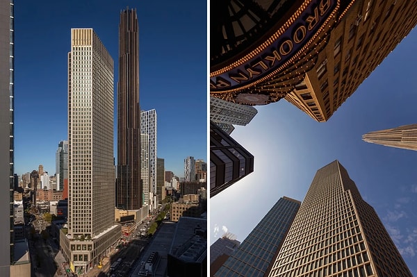 ABD’nin New York kentindeki ikonik Flatiron Binası, 124 yıllık tarihinde ilk kez dış cephe aydınlatmasıyla ışıklandırıldı.
