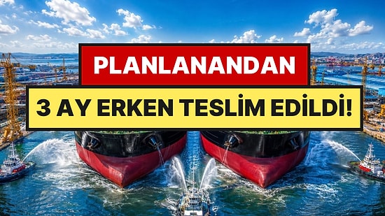 306 Bin Tonluk İki Dev Gemiyi Denize İndirerek Dünya Rekoru Kırdılar