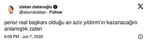 Aziz Yıldırım’ın yıllar sonra yeniden başkanlığa dönüşü sosyal medyada da çok konuşuldu. 👇
