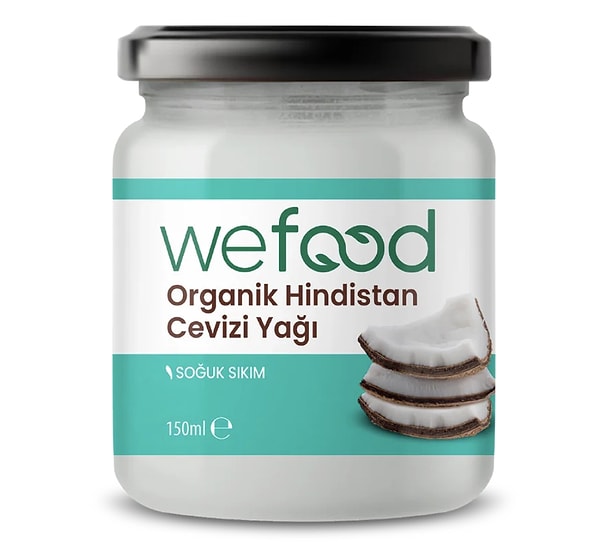 Wefood Organik Hindistan Cevizi Yağı 506 TL yerine sepette %40 indirimle 303.60 TL ve bize özel ''onedio'' koduyla ekstra %10 fırsatla listede!