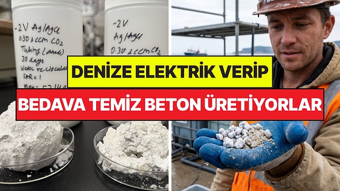 Beton Devri Bitiyor: Deniz Suyuna Elektrik Vererek Temiz Alternatif Geliştirdiler