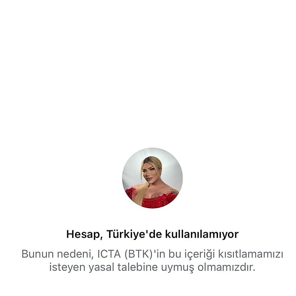 Ancak tahliyeden kısa süre sonra bu kez Instagram hesabıyla ilgili gelişme gündeme geldi.