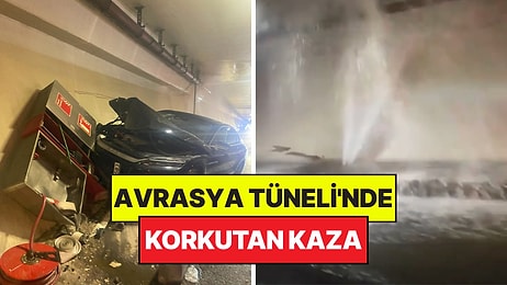 İstanbul'da Korkutan Kaza: Avrasya Tüneli'ni Sular Bastı!