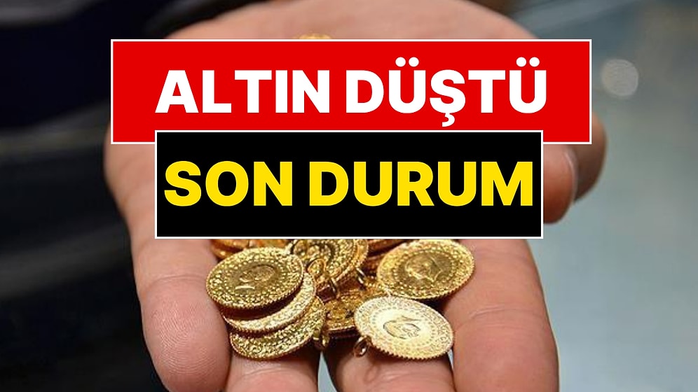 Altın Fiyatları Düşüyor! Gram Altın, Çeyrek Altında Son Durum