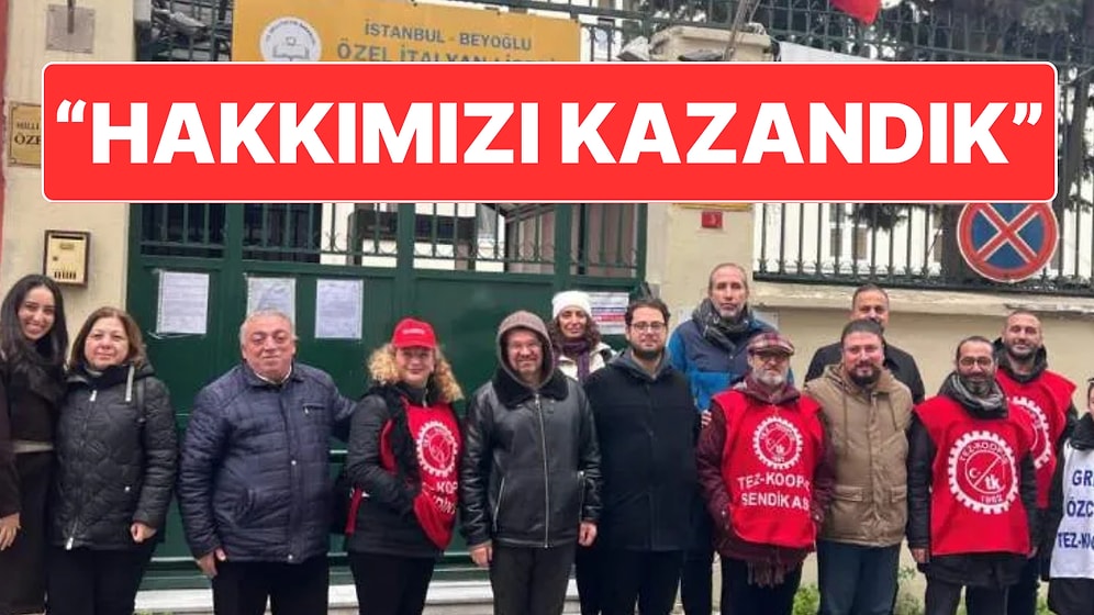 Özel İtalyan Lisesi Öğretmenlerinin 123 Gündür Süren Grevi Kazanımla Sonuçlandı