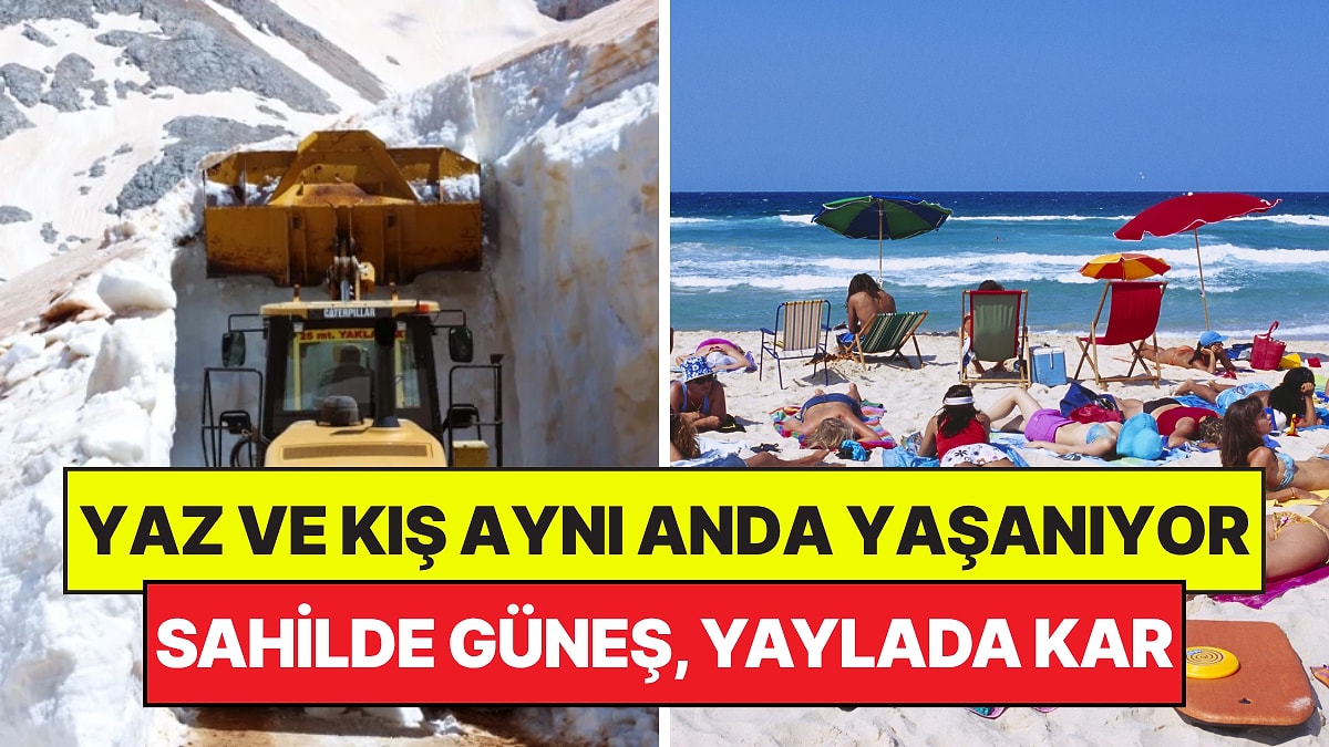 Yazı ve Kışı Birlikte Yaşayan Şehrimiz: Sahiller 35 Derece, 