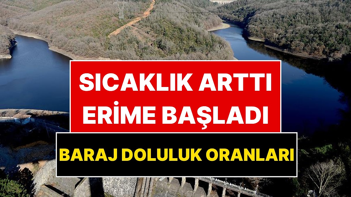 İstanbul Barajlarında Haziran Erimesi Başladı! İSKİ 8 Hazira