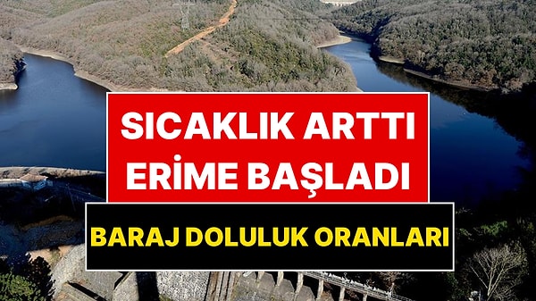 İSKİ 8 Haziran Güncel Su Seviyelerini Açıkladı