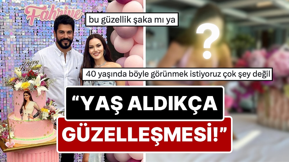 Doğum Günü Organizasyonlarıyla Meşhur Fahriye Evcen'den 40 Yaş Kutlaması!