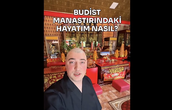 İlk Türk Budist Baş Rahip bir gününü şöyle anlatıyor;