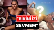 "Bikini İzi Sevmem" Diyen Eda Taşpınar'ın Güneşlenirken Verdiği Poz Olay Oldu!