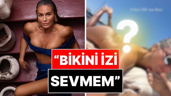 "Bikini İzi Sevmem" Diyen Eda Taşpınar'ın Güneşlenirken Verdiği Poz Olay Oldu!