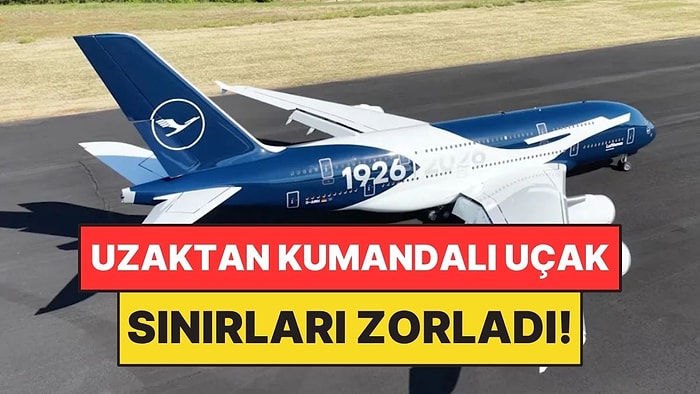 Uzaktan Kumandalı Uçak Yaptılar, Neredeyse Onun Kadar Büyük Oldu