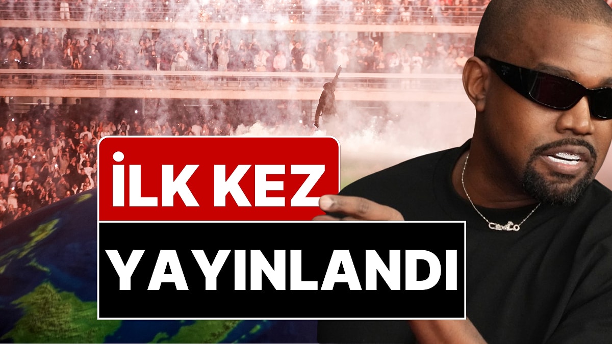 Kanye West'in İstanbul konserinin profesyonel görüntüleri ilk kez yayınlandı