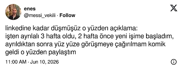 Mail'i alan kişiden bir güncelleme de geldi.