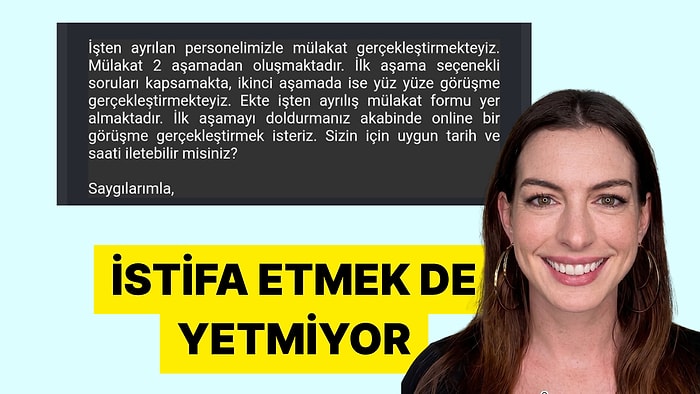 İstifa Eden Çalışanını İşten Ayrılma Görüşmesine Çağıran Şirket