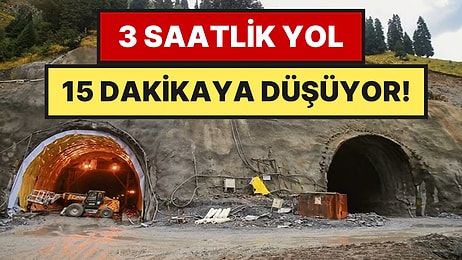 3 Saatlik Yol 15 Dakikaya Düşüyor: Karın 7 Ay Kapattığı Yolu Dağın Altından Geçerek Açtılar