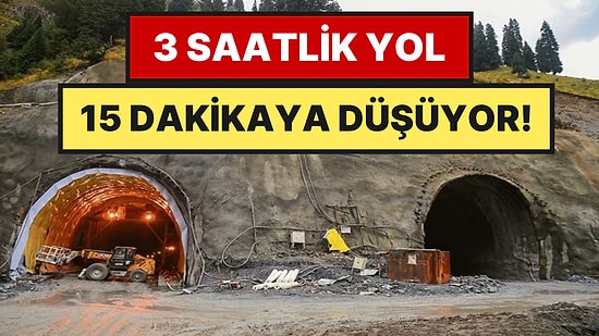 3 Saatlik Yol 15 Dakikaya Düşüyor: Karın 7 Ay Kapattığı Yolu Dağın Altından Geçerek Açtılar