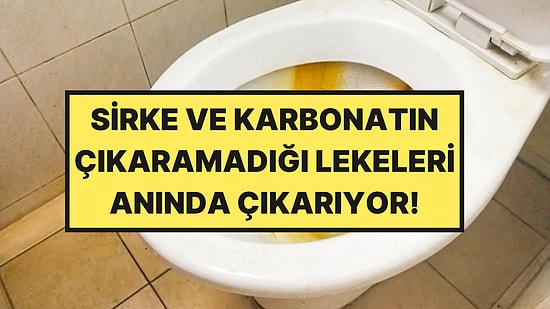 Ne Karbonat Ne Sirke: Tek Bir Malzeme Klozeti Yeniden Beyazlatıyor