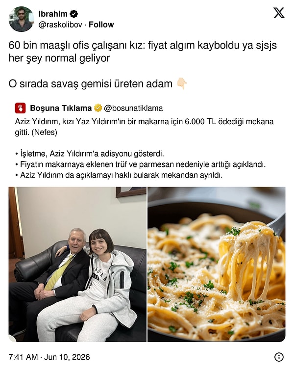 Fiyat algısı bozulmayanlar da var.