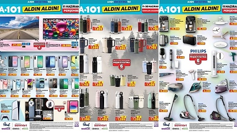 A101'e Dondurma Makinesi Geliyor! 11 Haziran 2026 A101 İnternete Özel Aldın Aldın Kataloğu