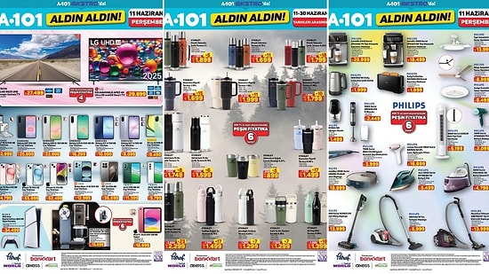 A101'e Dondurma Makinesi Geliyor! 11 Haziran 2026 A101 İnternete Özel Aldın Aldın Kataloğu