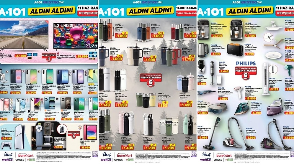 A101'e Dondurma Makinesi Geliyor! 11 Haziran 2026 A101 İnternete Özel Aldın Aldın Kataloğu