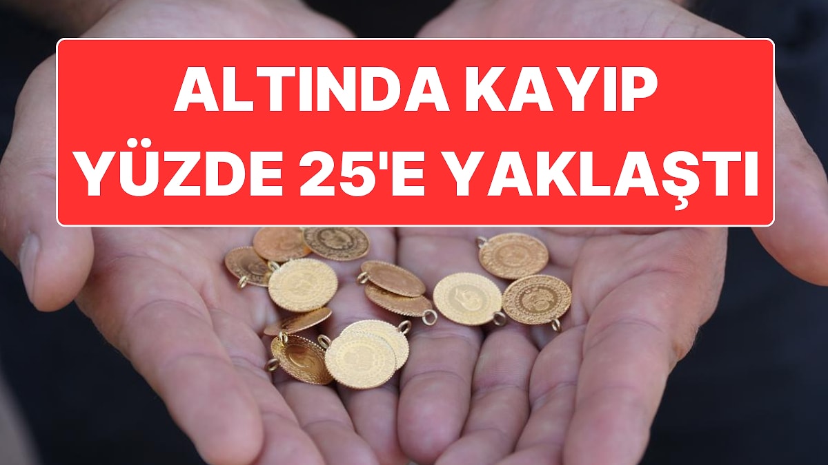 Altın Fiyatlarındaki Kayıp Sürüyor: Gram Altın Uzun Bir Aradan Sonra 6 Bin Liranın Altına Düşebilir