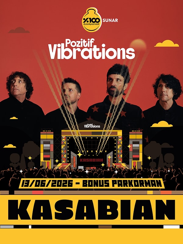 13 Haziran'da sahne onların: Kasabian!