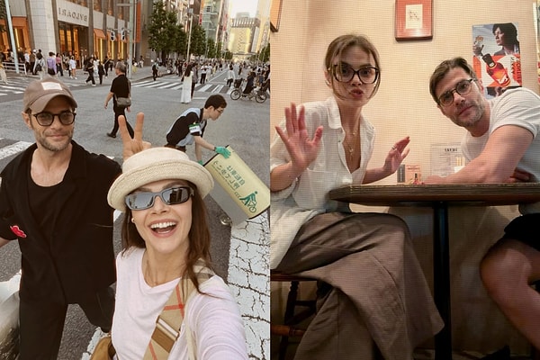 Paylaşılan fotoğraflar sonrası çiftin Japonya’da olduğu anlaşıldı.